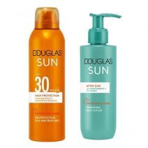 Douglas Sun SPF 30 Dry Touch Mist + After Sun Refreshing Body Lotion   (Kopšanas komplekts pirms un 