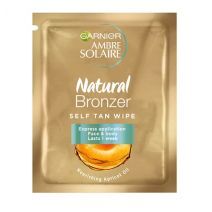 Garnier Ambre Solaire Natural Bronzer Self Tan Face Wipes  (Paštonējošās salvetes sejai)