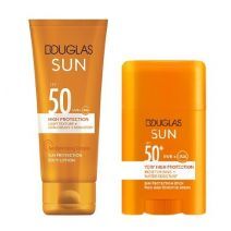 Douglas Sun SPF 50 Body Lotion + Sun SPF 50 Transparent Stick  (Saules aizsargkrēmu komplekts)