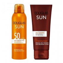 Douglas Sun SPF 50 Dry Touch Mist + Self Tanning Body Lotion