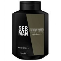 Sebastian Professional Seb Man The Multi -Tasker Hair, Beard & Body Wash Gel  (Šampūns matiem, b