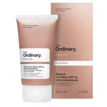 The Ordinary Mineral UV Filters SPF 15 With Antioxidants (Saules aizsargkrēms SPF 15)
