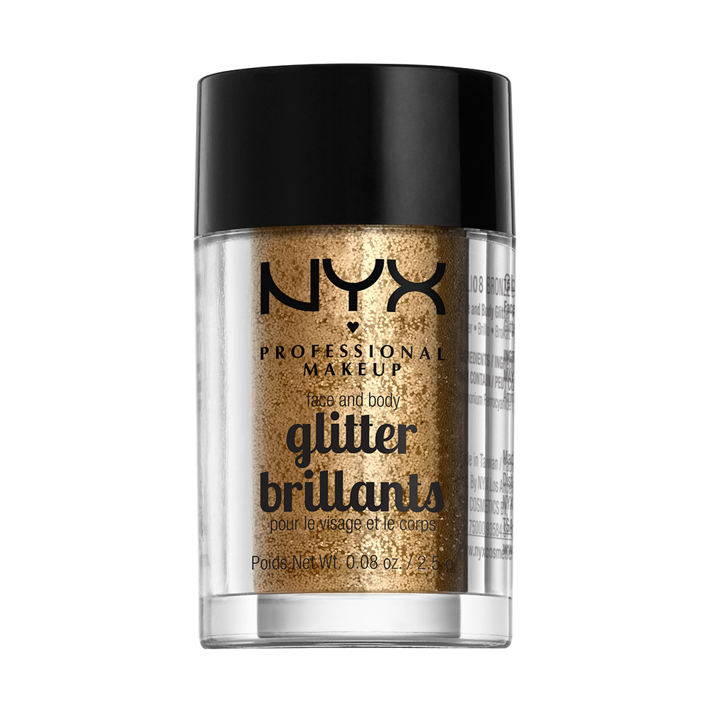 Nyx Face And Body Glitter Bronze